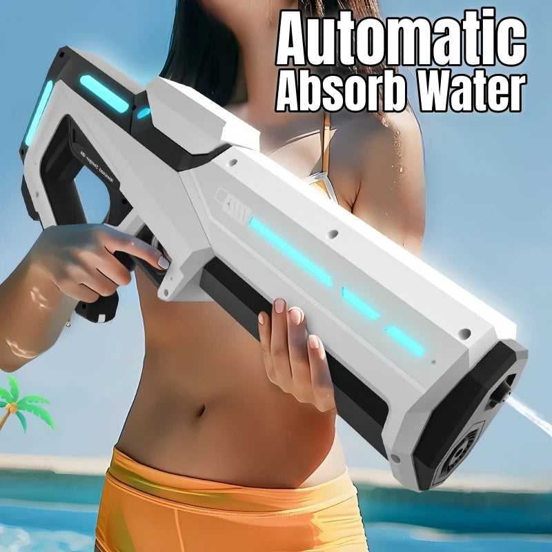 Unleash Summer Fun with the 42Cm High Pressure Electric Water Gun - Perfect for Adults and Kids Alike!
