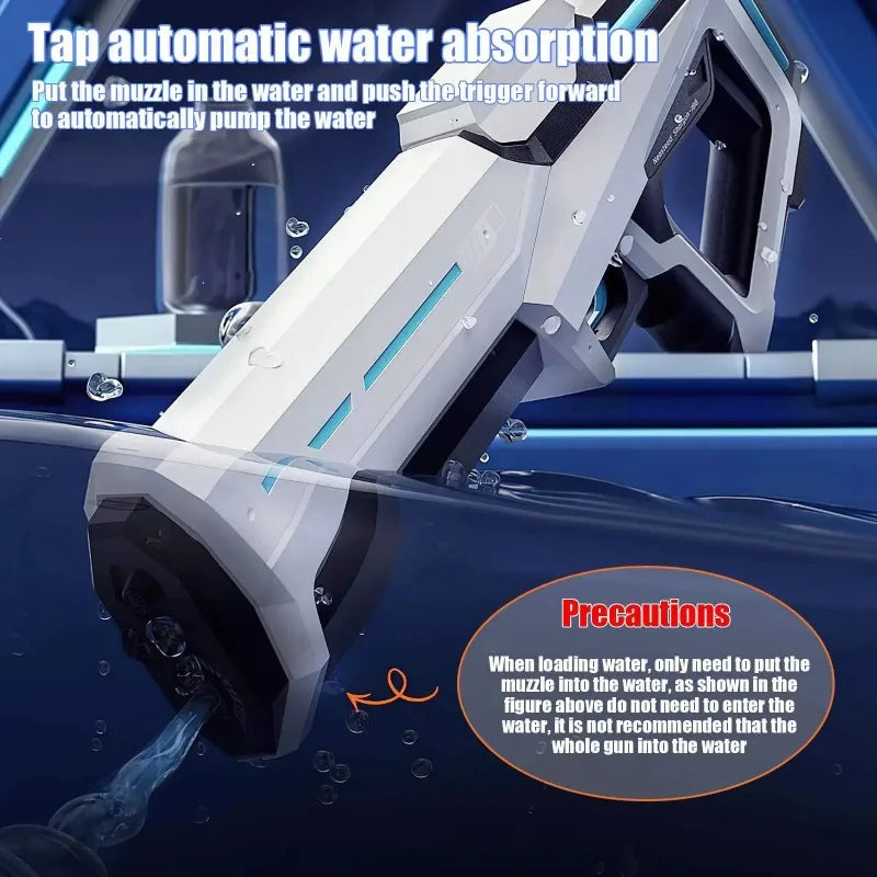 Unleash Summer Fun with the 42Cm High Pressure Electric Water Gun - Perfect for Adults and Kids Alike!