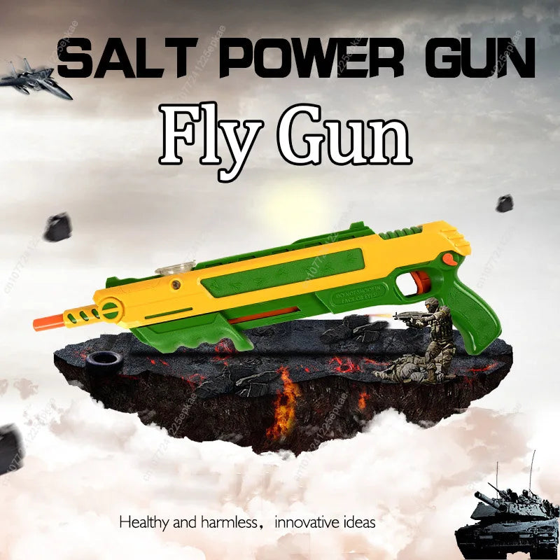 New Model of Fly and Mosquito Gun 3.0 Children'S Day Gift Salt Gun Shotgun Adult Toy Gun Mosquito and Fly Gun